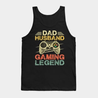 Gaming Gift Dad Daddy Husband Funny Gamer Video Game Tank Top